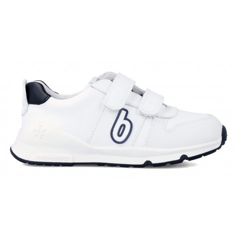 Sneakers Biomecanics 231005-A Sauvage Blanco Y Azul Marino