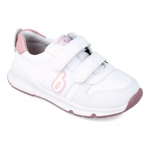 Sneakers Biomecanics 231005-B Sauvage Blanco Y Rosa