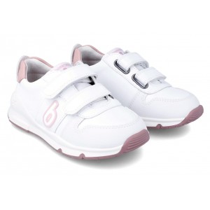 Sneakers Biomecanics 231005-B Sauvage Blanco Y Rosa