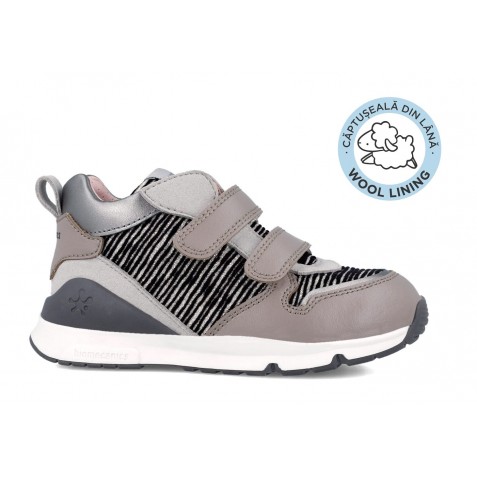 Sneakers Biomecanics 241220-A780Fb Napa Forro Borreguillo Oyster