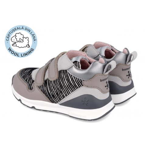 Sneakers Biomecanics 241220-A780Fb Napa Forro Borreguillo Oyster