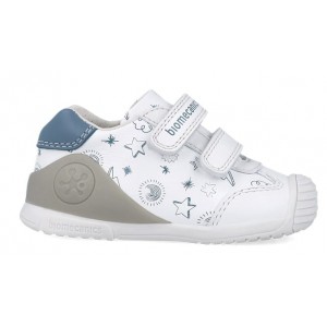 Sneakers Biomecanics 252115-B834 Sauvage Blanco Y Indigo