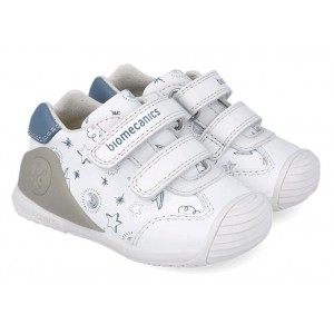 Sneakers Biomecanics 252115-B834 Sauvage Blanco Y Indigo