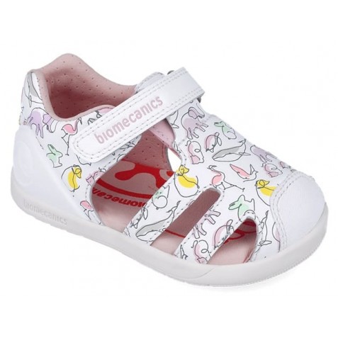 Sandale Biomecanics 252167-B050 Napa Blanco Sandale Biomecanics 252167-B050 Napa Blanco