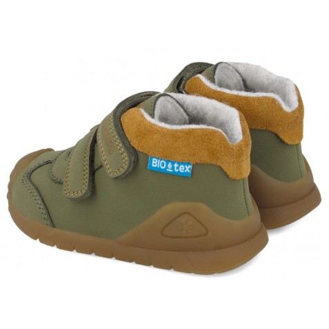 Ghete impermeabile Biomecanics 251134-B801FB Nobuck Forro Borreguillo Kaky