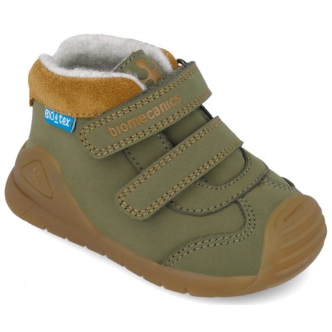 Ghete impermeabile Biomecanics 251134-B801FB Nobuck Forro Borreguillo Kaky