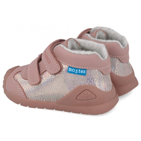 Ghete impermeabile Biomecanics 251134-D032FB Nobuck Forro Borreguillo Rosa