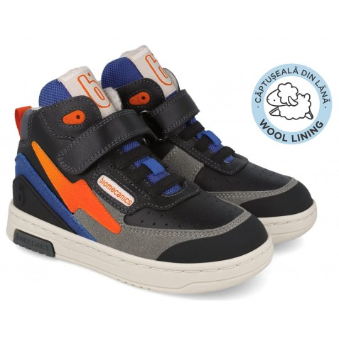 Ghete Biomecanics 251236-A054FB Napa Y Forro Borreguillo Negro