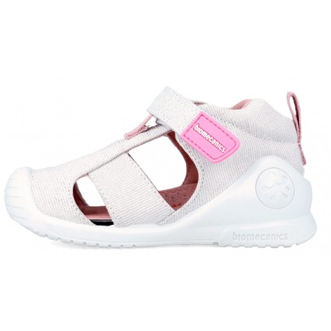 Sandale Biomecanics 252187-B050 Pique Metalizado Blanco