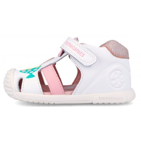 Sandale Biomecanics 262108-B866 Napa Blanco Y Candy