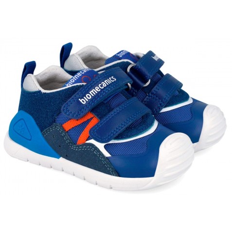 Sneakers Biomecanics 262122-A858 Sauvage Blau Sneakers Biomecanics 262122-A858 Sauvage Blau