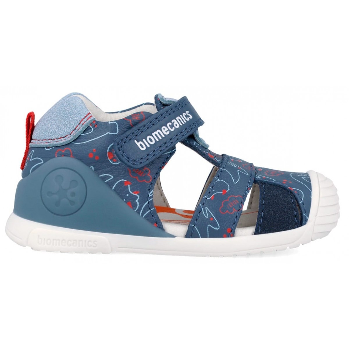 Sandale Biomecanics 262125-A556 Sauvage Petrol. Copii, Piele