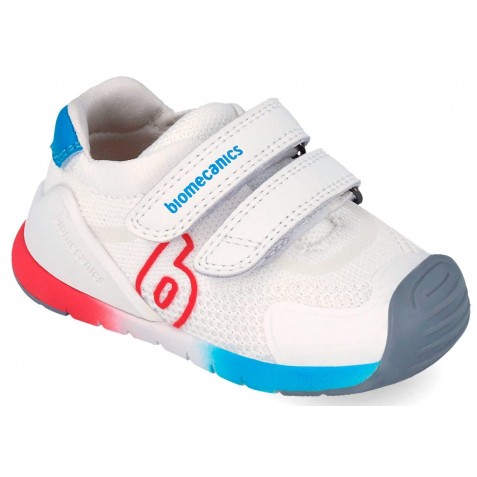 Sneakers Biomecanics 262137-A316 Rejilla Blanco Y Rojo