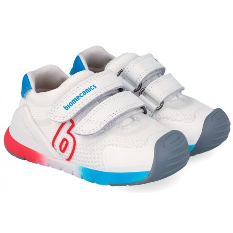 Sneakers Biomecanics 262137-A316 Rejilla Blanco Y Rojo