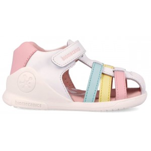 Sandale Biomecanics 262150-B717 Napa Blanco Y Vanila