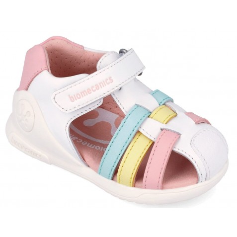 Sandale Biomecanics 262150-B717 Napa Blanco Y Vanila