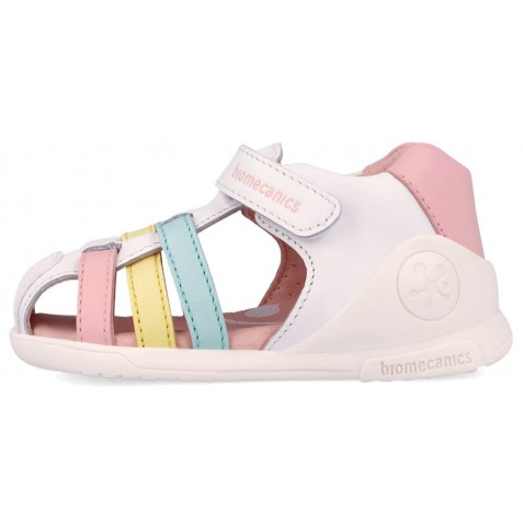 Sandale Biomecanics 262150-B717 Napa Blanco Y Vanila