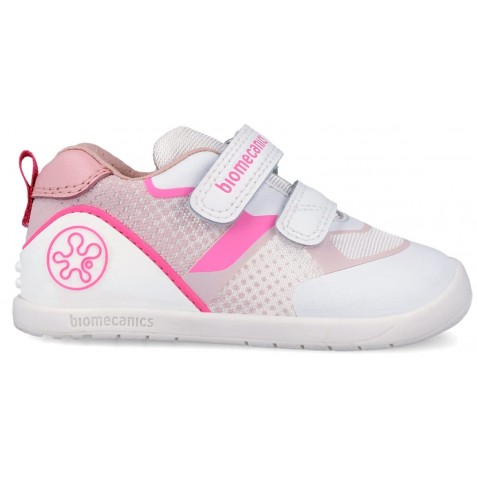 Sneakers barefoot Biomecanics 262159-D113 Rejilla Blanco Y Rosa