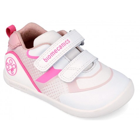 Sneakers barefoot Biomecanics 262159-D113 Rejilla Blanco Y Rosa