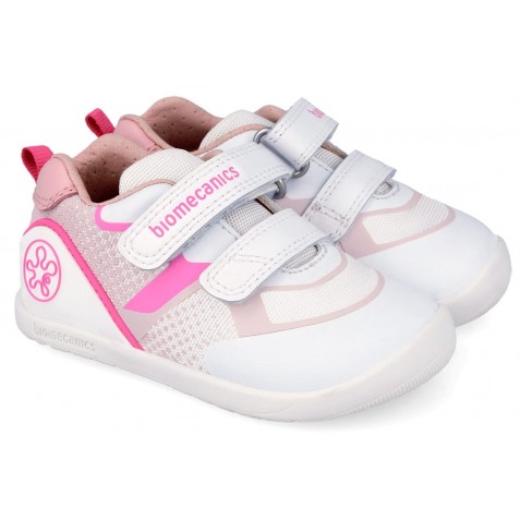 Sneakers barefoot Biomecanics 262159-D113 Rejilla Blanco Y Rosa