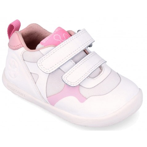 Sneakers barefoot Biomecanics 262165-E113 Napa Blanco Y Rosa Sneakers barefoot Biomecanics 262165-E113 Napa Blanco Y Rosa