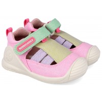 Sandale Biomecanics 262179-C146 Lurex Fucsia