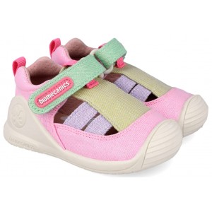 Sandale Biomecanics 262179-C146 Lurex Fucsia