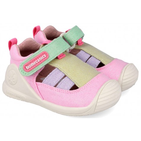 Sandale Biomecanics 262179-C146 Lurex Fucsia