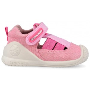 Sandale Biomecanics 262179-D032 Lurex Rosa