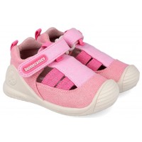 Sandale Biomecanics 262179-D032 Lurex Rosa