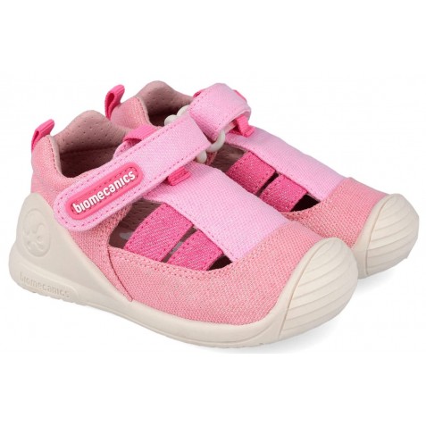 Sandale Biomecanics 262179-D032 Lurex Rosa