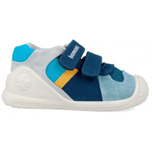 Sneakers Biomecanics 262182-A089 Pique Azul Marino Sneakers Biomecanics 262182-A089 Pique Azul Marino