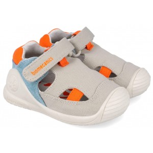 Sandale Biomecanics 262183-D890 Pique Beige Claro Y Naranja