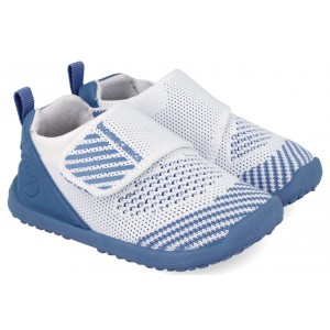 Pantofi Biomecanics 262188-C834 Rejilla Blanco Y Indigo
