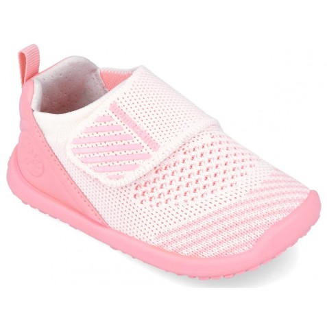 Pantofi Biomecanics 262188-F113 Rejilla Blanco Y Rosa