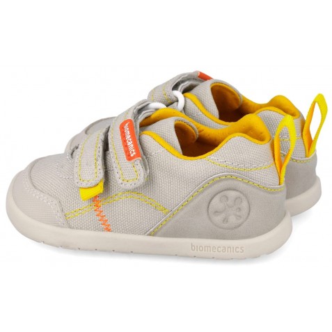 Sneakers barefoot Biomecanics 262190-C891 Pique Beige Y Amarillo