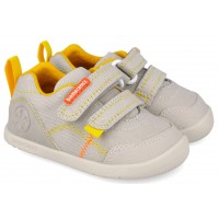 Sneakers barefoot Biomecanics 262190-C891 Pique Beige Y Amarillo