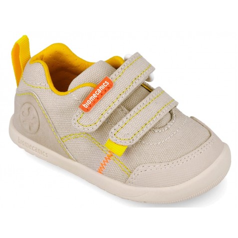 Sneakers barefoot Biomecanics 262190-C891 Pique Beige Y Amarillo