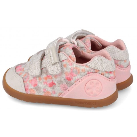 Sneakers barefoot Biomecanics 262192-A103 Lurex Beige