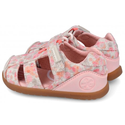 Sandale barefoot Biomecanics 262193-A103 Lurex Beige