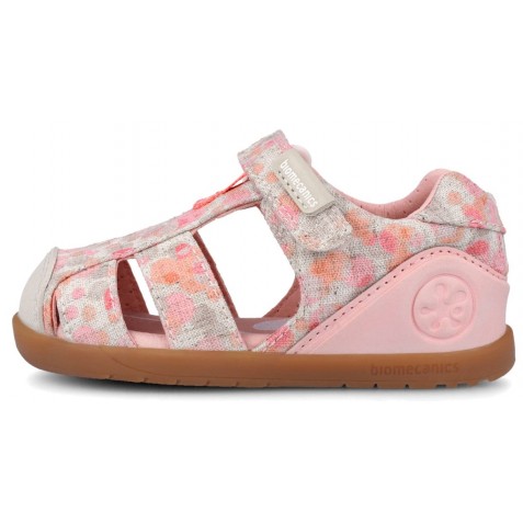 Sandale barefoot Biomecanics 262193-A103 Lurex Beige