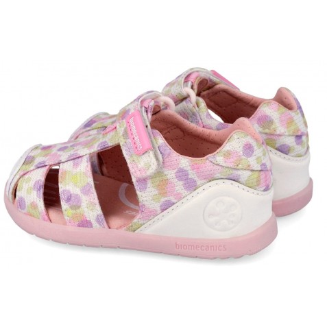 Sandale barefoot Biomecanics 262193-B050 Lurex Blanco Sandale barefoot Biomecanics 262193-B050 Lurex Blanco