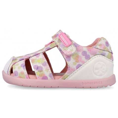 Sandale barefoot Biomecanics 262193-B050 Lurex Blanco Sandale barefoot Biomecanics 262193-B050 Lurex Blanco