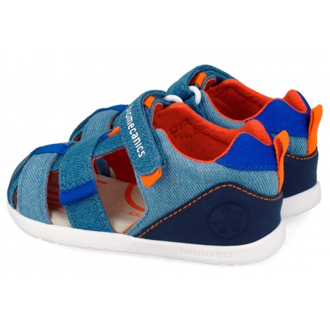 Sandale barefoot Biomecanics 262199-A371 Pique Jeans