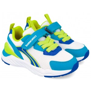 Sneakers Biomecanics 262273-C057 Rejilla Blanco Y Azul