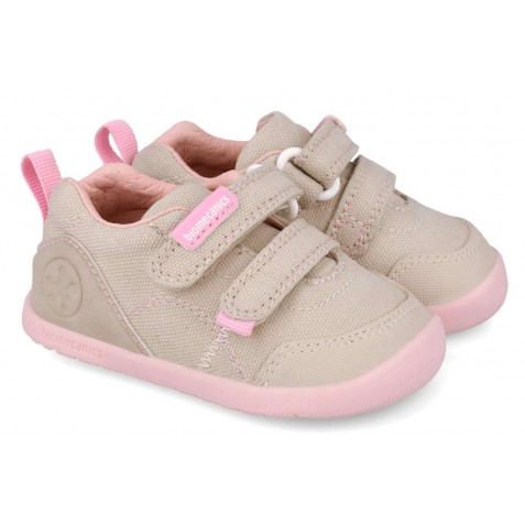 Sneakers barefoot Biomecanics 262190-F884 Pique Beige Y Rosa