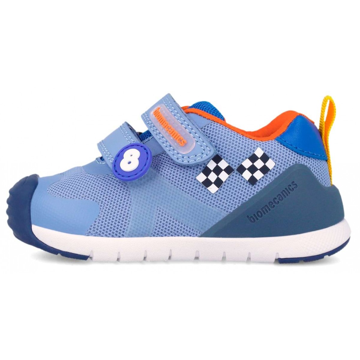 Sneakers Biomecanics 262134-A371 Mat Jeans Copii, Piele Naturala