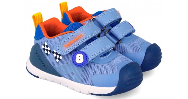Sneakers Biomecanics 262134-A371 Mat Jeans Copii, Piele Naturala