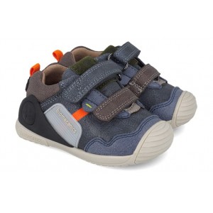 Sneakers Biomecanics 261123-A556 Nobuck Petrol