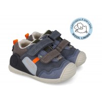 Sneakers Biomecanics 261123-A556Fb Nobuck Forro Borreguillo Petrol